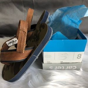 Carter’s Baby Boy Camo Sandals NWT